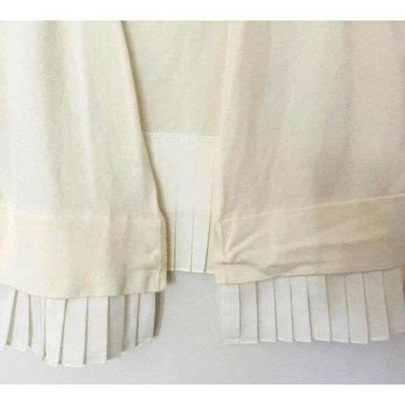 Tommy Hilfiger Ivory Lace Trim Cardigan Sweater Long Sleeve Open Front XL (Flaw) - Picture 4 of 6